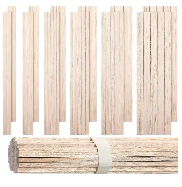 20pcs kayu balsa stick 5mm x 5mm x 1000mm