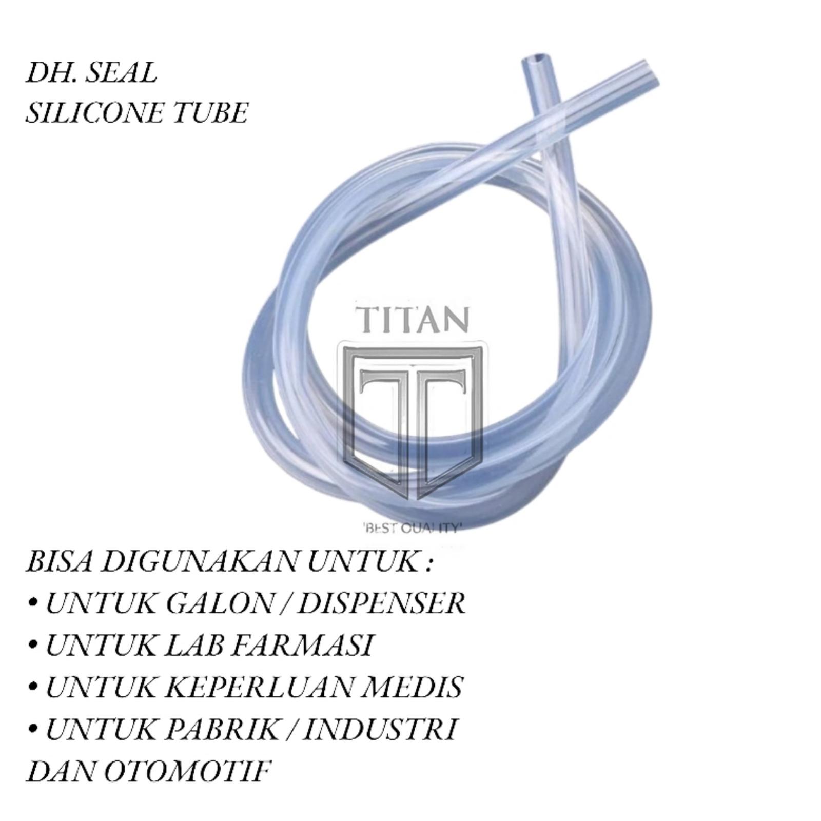 (2meter) Selang silikon 6mm x 10mm Selang silicone food grade tahan panas silicone tube