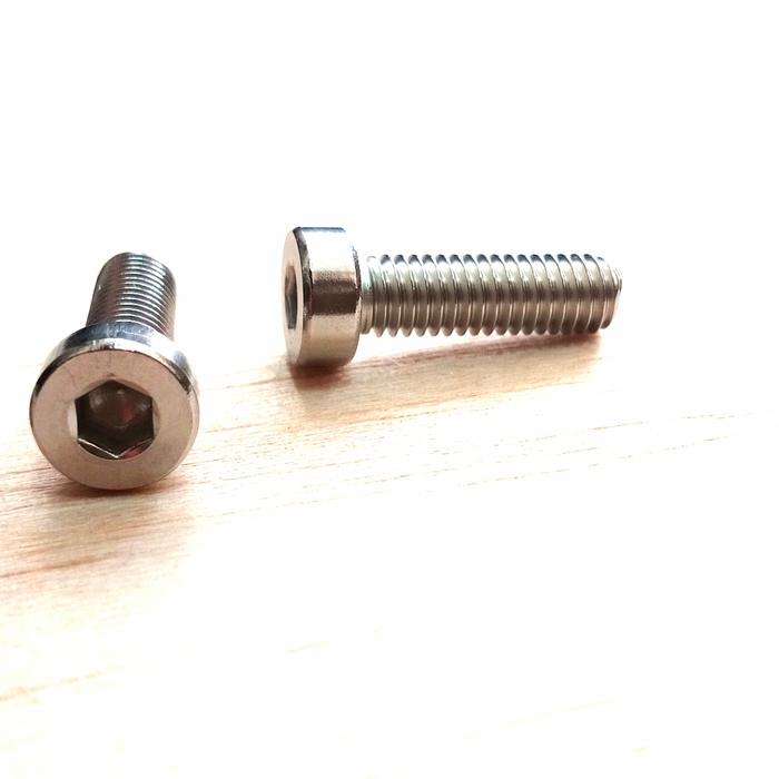 (1pcs) SS304 Baut Thin M6x12