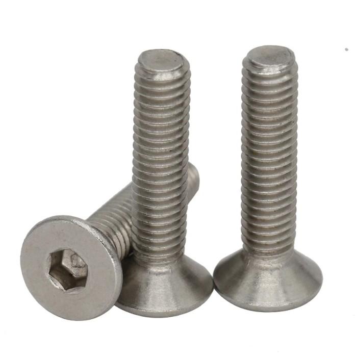 (1pcs) SS304 Baut Verseng L M8x35