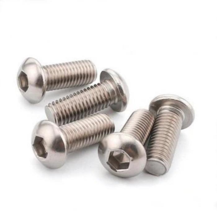 (1pcs) SS304 Baut Button L M2x16