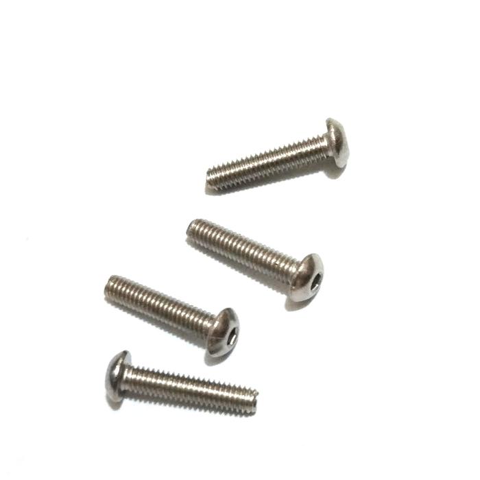 (1pcs) SS304 Baut Button L M2.5x16