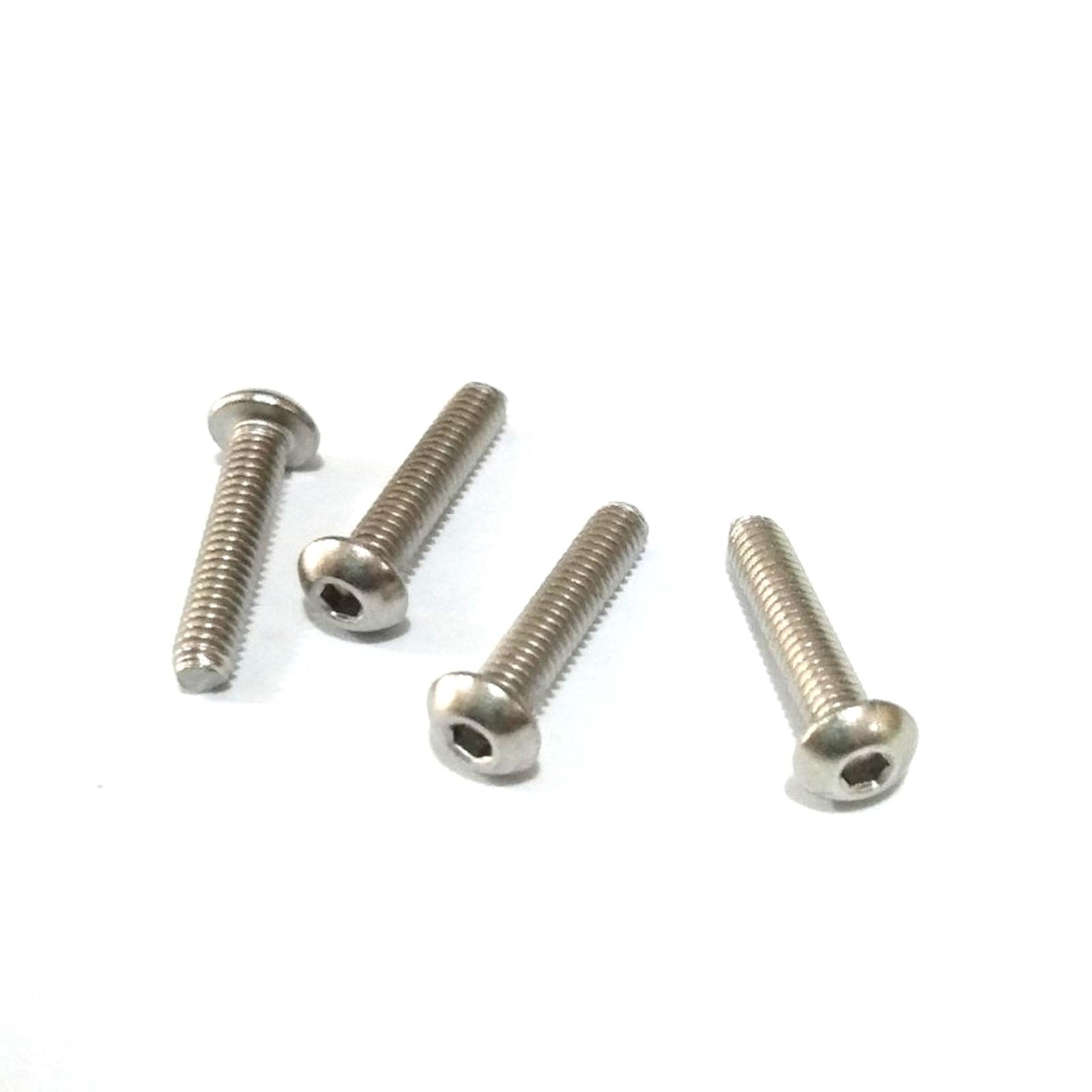 (1pcs) SS304 Baut Button L M8x12