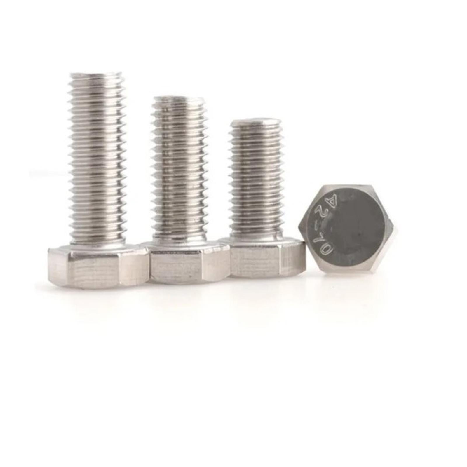 (1pcs) SS304 Baut Hex Bolt M8x85