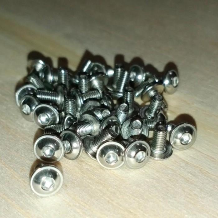 (1pcs) SS304 Baut Button Washer M3x10