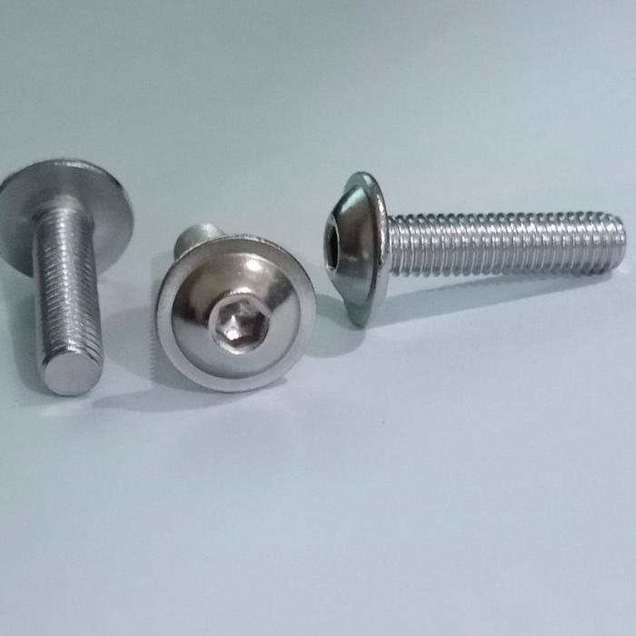 (1pcs) SS304 Baut Button Washer M8x12