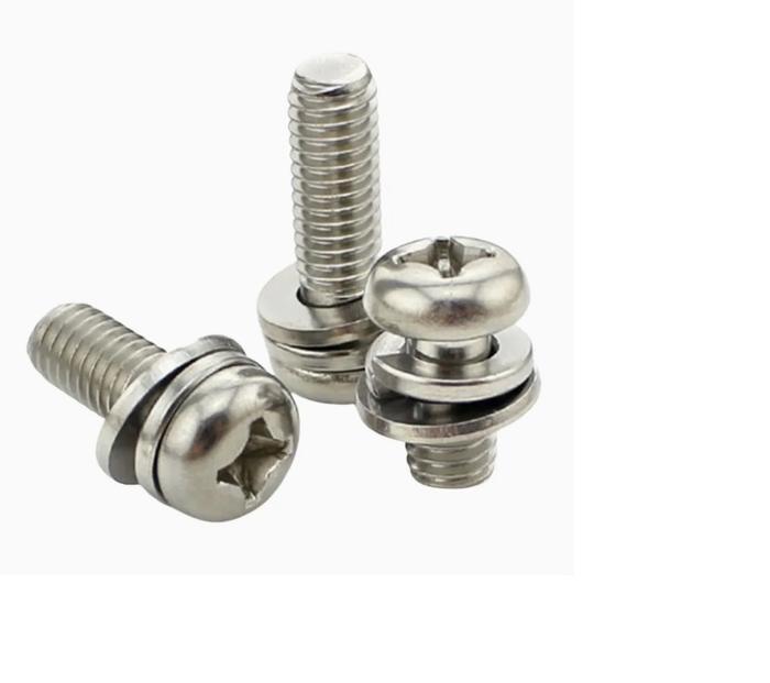 (1pcs) SS304 Baut JP Kombinasi M6x14