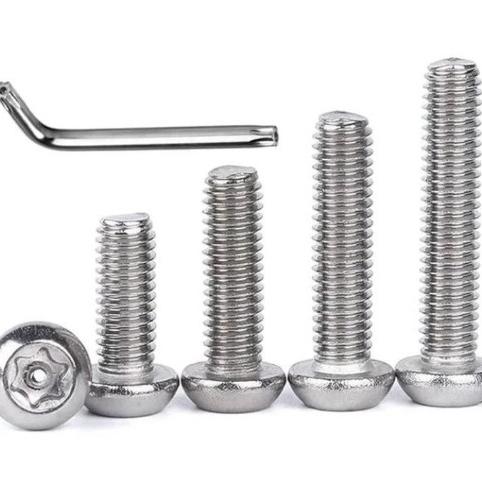 (1pcs) SS304 Baut Button Torq M6x35