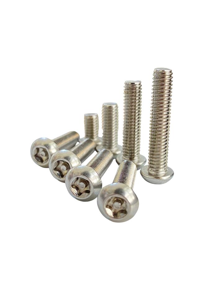 (1pcs) SS304 Baut Button Torq 5 Bintang M6 x 10