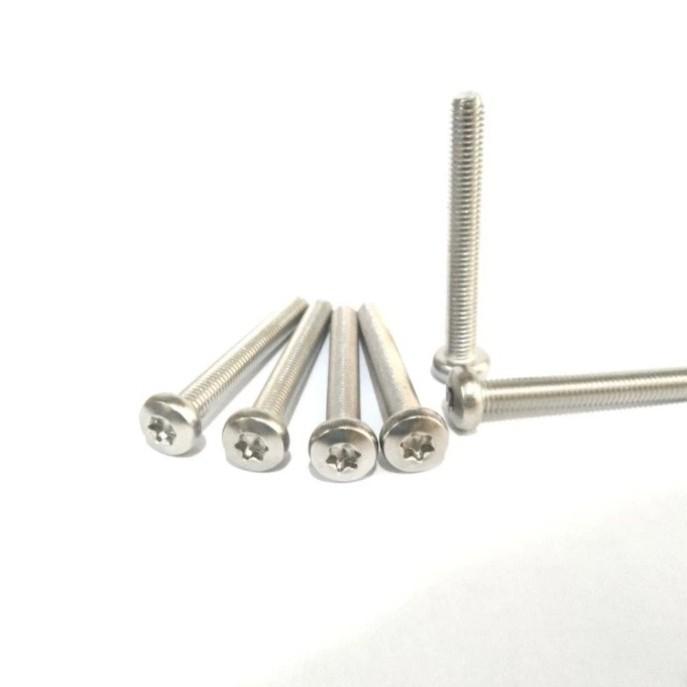 (1pcs) SS304 Baut Button Torq W/O M4x45