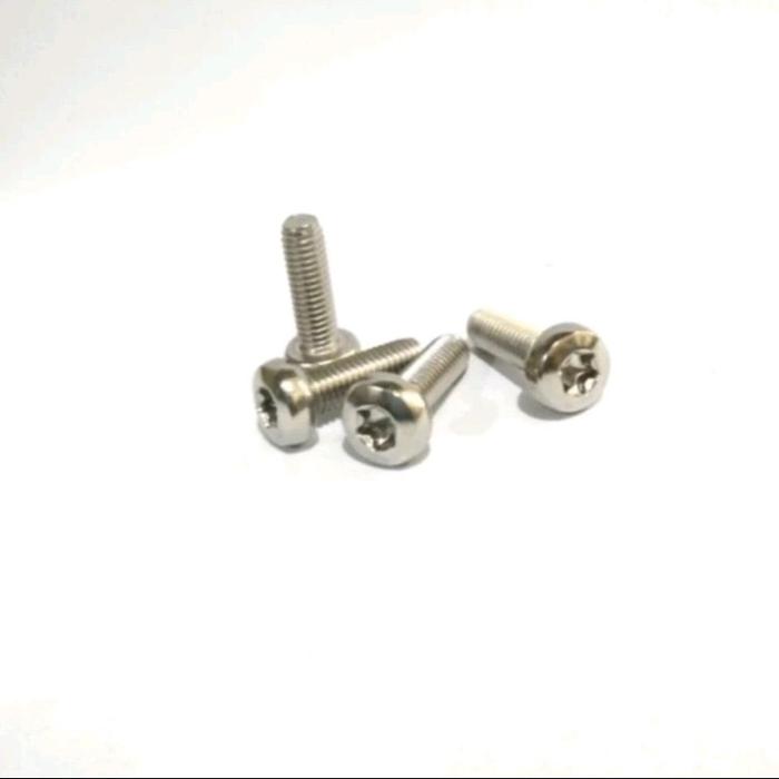 (1pcs) SS304 Baut Button Torq W/O M3x45