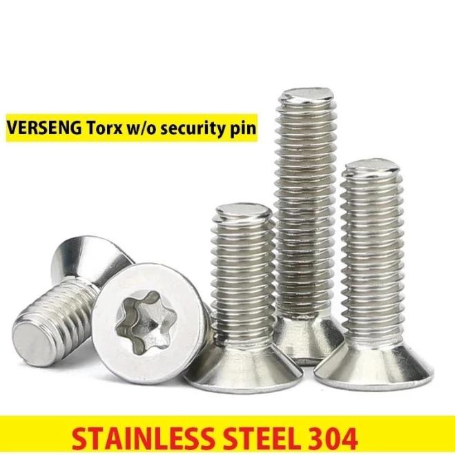 (1pcs) SS304 Baut Verseng Torq w/o M4x40