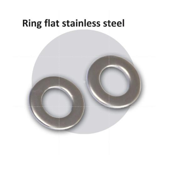 (1pcs) Stainless Steel 304 Ring Flat Washer M6
