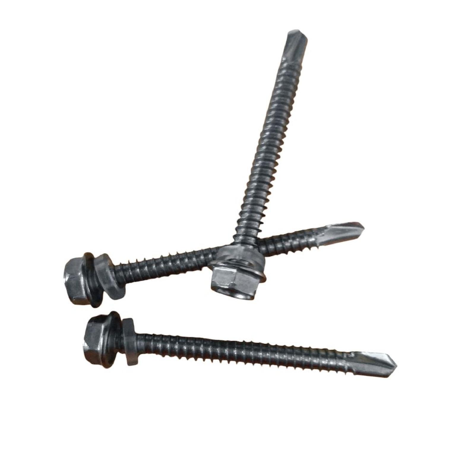 (1pcs) Stainless Steel 410 Sekrup Roofing Screw ST6.3x19