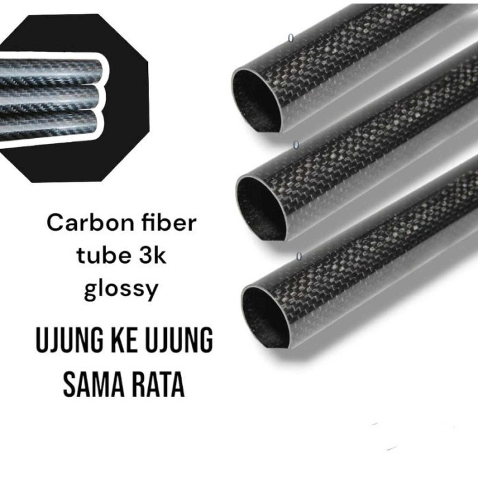 Carbon Tube 3k 28mm x 24mm pipa carbon fiber holow Wing Tube RC karbon glosi