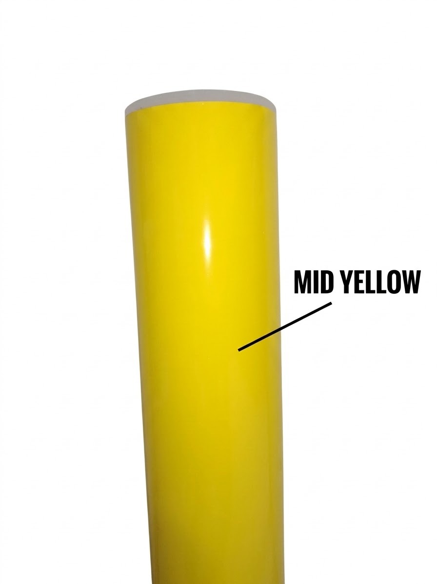 Monokote Covering Film Solid kuning yellow 60cm x 1meter Plastik Cover Pesawat RC Balsa