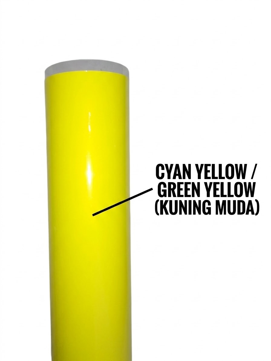 Monokote Covering Cyan / green Yellow kuning 60cm x 100cm Cover rc pesawat balsa kuning muda