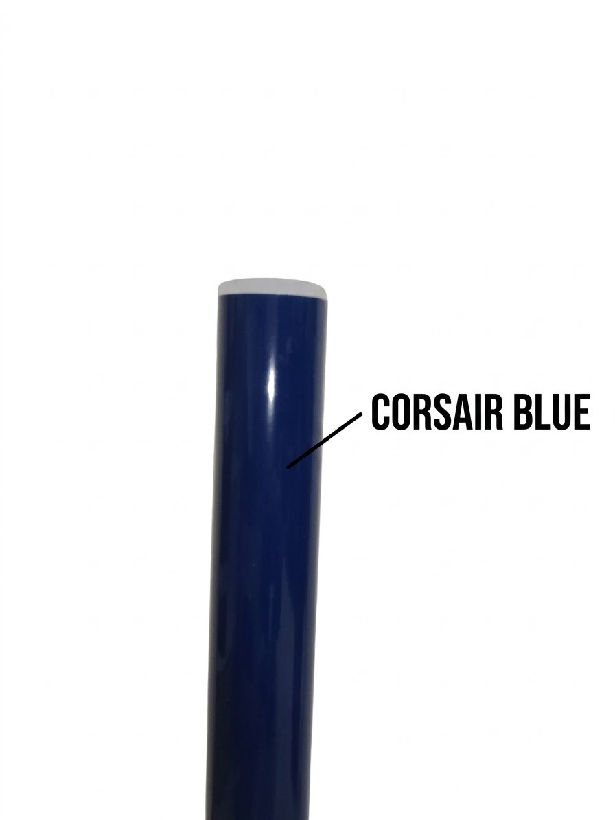 Monokote Covering Film solid corsair blue 60cm x 100cm Cover Pesawat RC Balsa