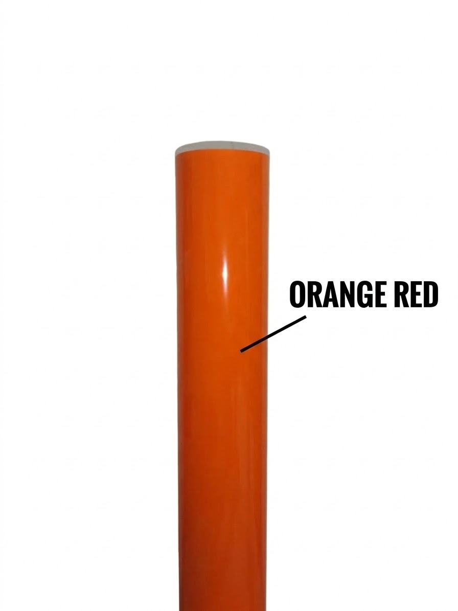 Covering monokot orange 60cm x 100cm Cover pesawat balsa kualitas terbaik